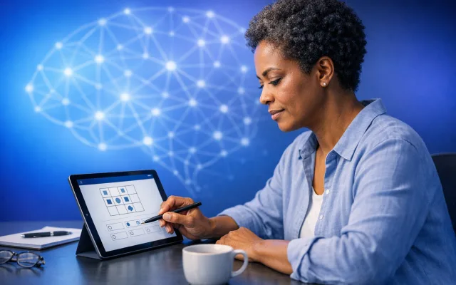 Cover image for cognitive testing showing supportive cognitive health context